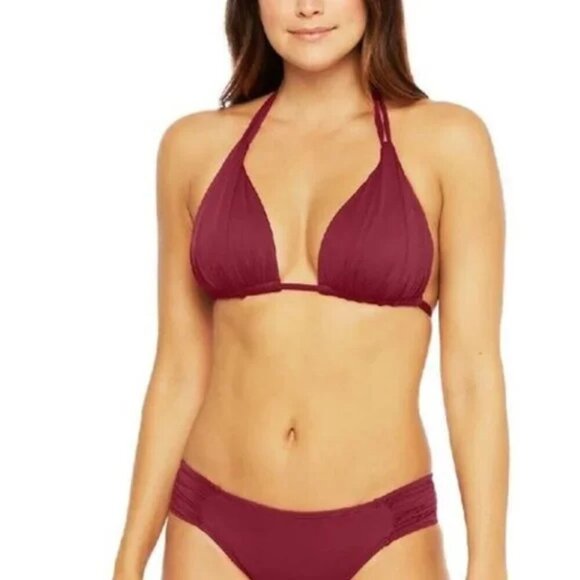 LA BLANCA Island Goddess Halter Triangle Top - Picture 3 of 6